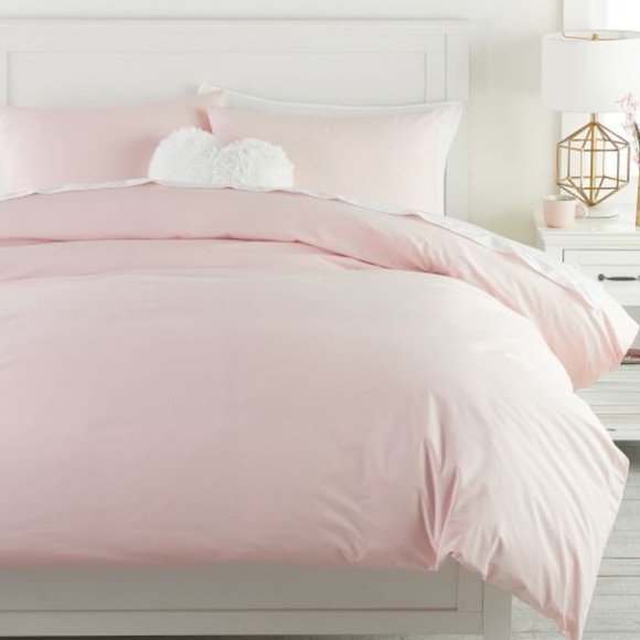 Pottery Barn Teen Other - POTTERY BARN TEEN SET OF 2 Classic Organic Duvet Covers in Blush Size Twin